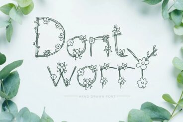 20+ Best Flower Fonts (Free & Pro Floral Fonts)