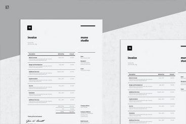 50+ Best Invoice Templates for InDesign & Illustrator (Free + Premium)