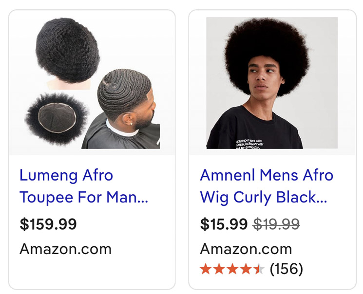 Photo of mens wigs