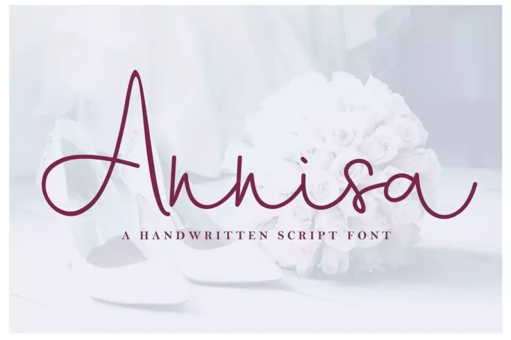 View Information about Annisa Handwritten Script Font