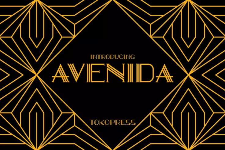 View Information about Avenida Art Deco Font