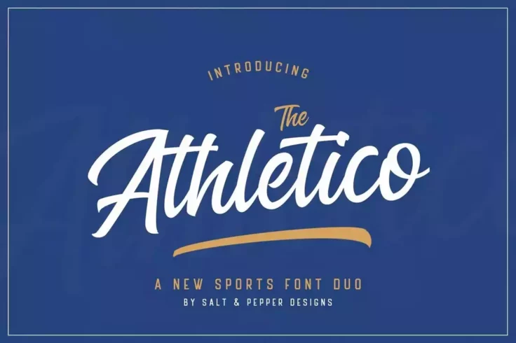 View Information about Athletico Baseball Cursive Font