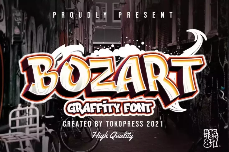 View Information about BOZART 3D Font