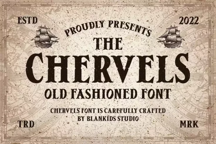 View Information about Chervels Old Fashioned Pirate Font