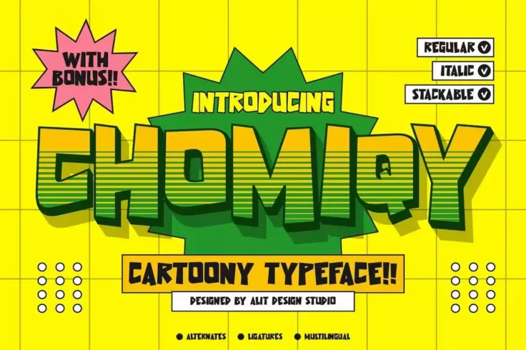 View Information about Chomiqy Unique Comic Font