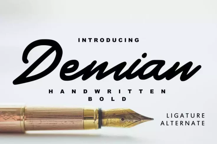 View Information about Demian Handwritten Bold Typeface