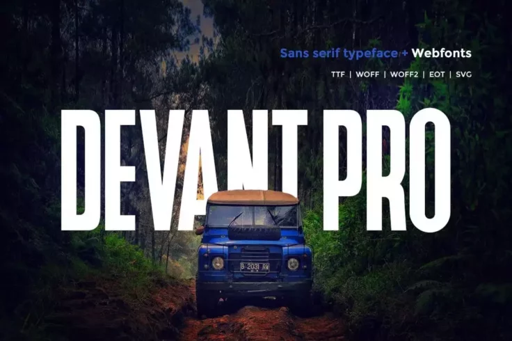 View Information about Devant Pro Modern Block Font