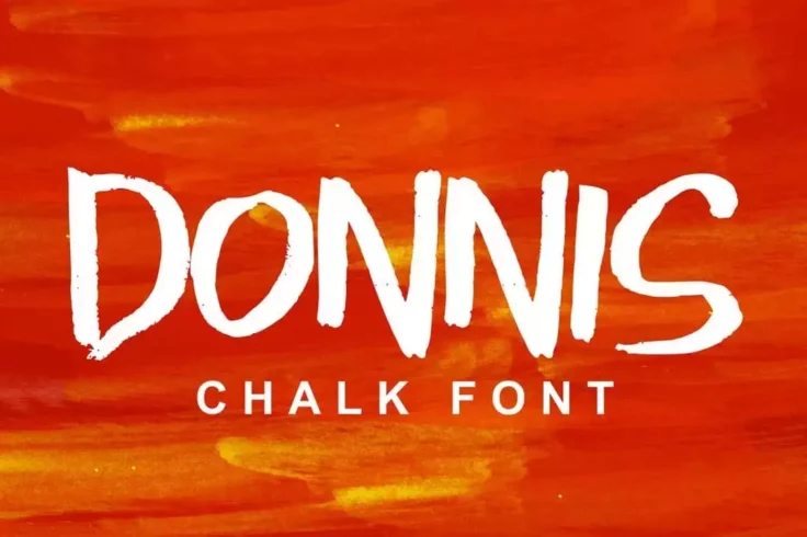 View Information about Donnis Bold Chalk Font